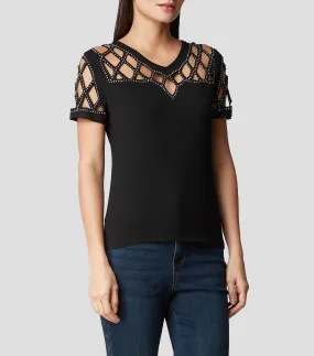 Frank Lyman Blusa manga corta Mujer