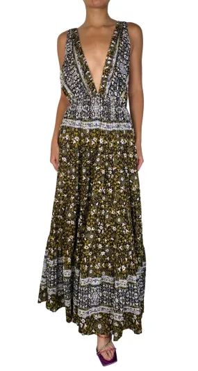 FREE PEOPLE Vestido Estampado Multicolor