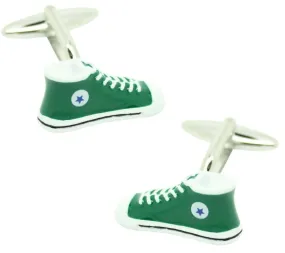 Gemelos para camisa zapatillas converse Verde botella