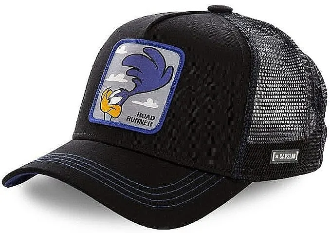 gorra con visera Capslab Looney Tunes Trucker - Beep Beep/Black - men´s