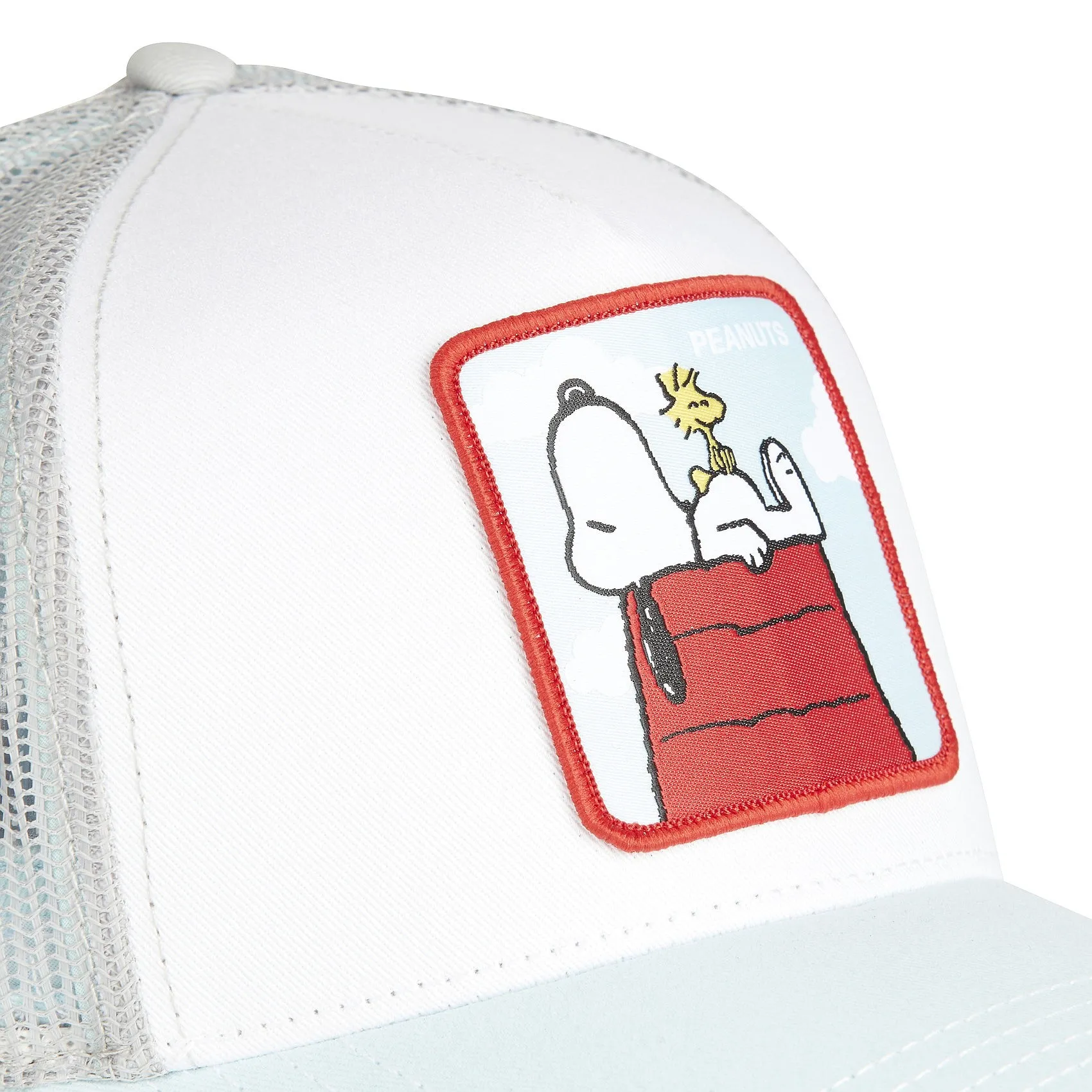 gorra con visera Capslab Peanuts Trucker - Snoopy And Woodstock/Light Blue/White/Grey - men´s