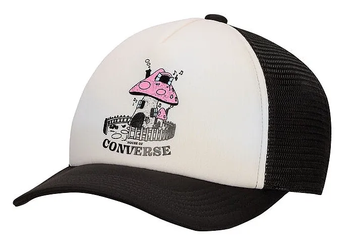 gorra con visera Converse Cons Mushroom Cottage Trucker/10026413 - A01/Converse Black