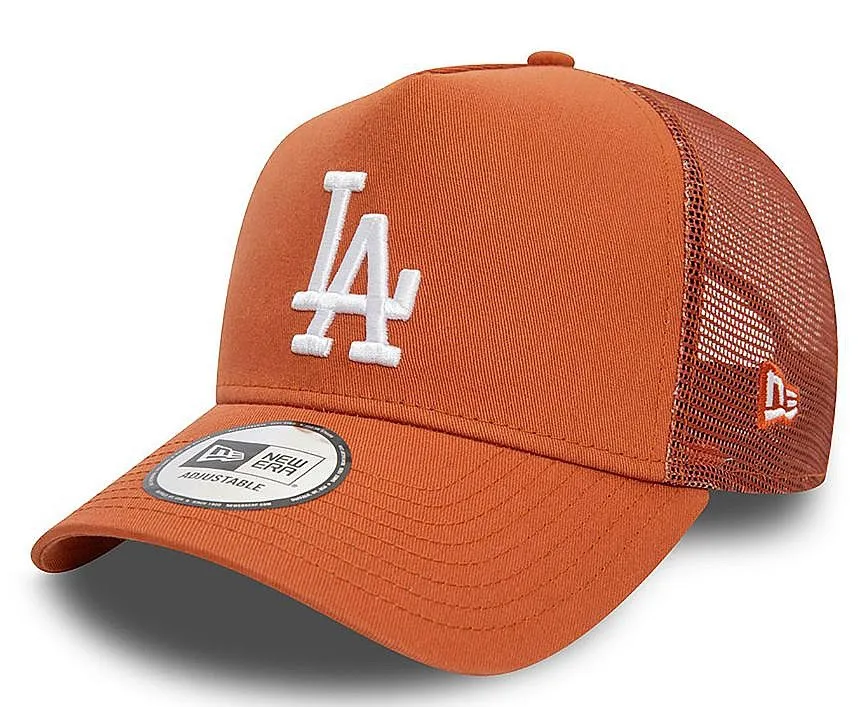 gorra con visera New Era 9FO AF League Ess.Trucker MLB Los Angeles Dodgers - Terracotta/White - men´s