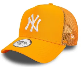 gorra con visera New Era 9FO AF League Ess.Trucker MLB New York Yankees - Orange/White - men´s