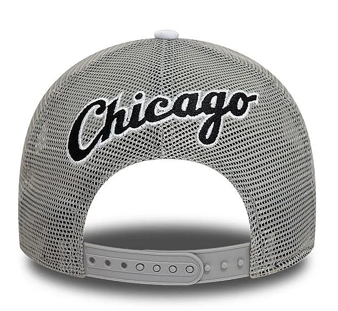 gorra con visera New Era 9FO AF Logo Trucker MLB Chicago White Sox - Black/Grey - men´s