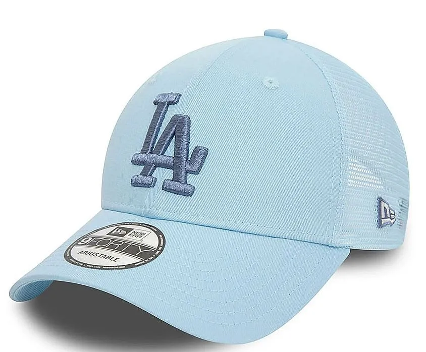 gorra con visera New Era 9FO Home Field Trucker MLB Los Angeles Dodgers - Pastel Blue/Faded Blue - men´s