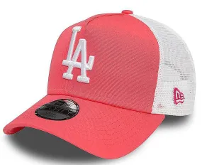 gorra con visera New Era 9FO Leag Ess.Trucker MLB Los Angeles Dodgers Youth - Blush/White - unisex junior