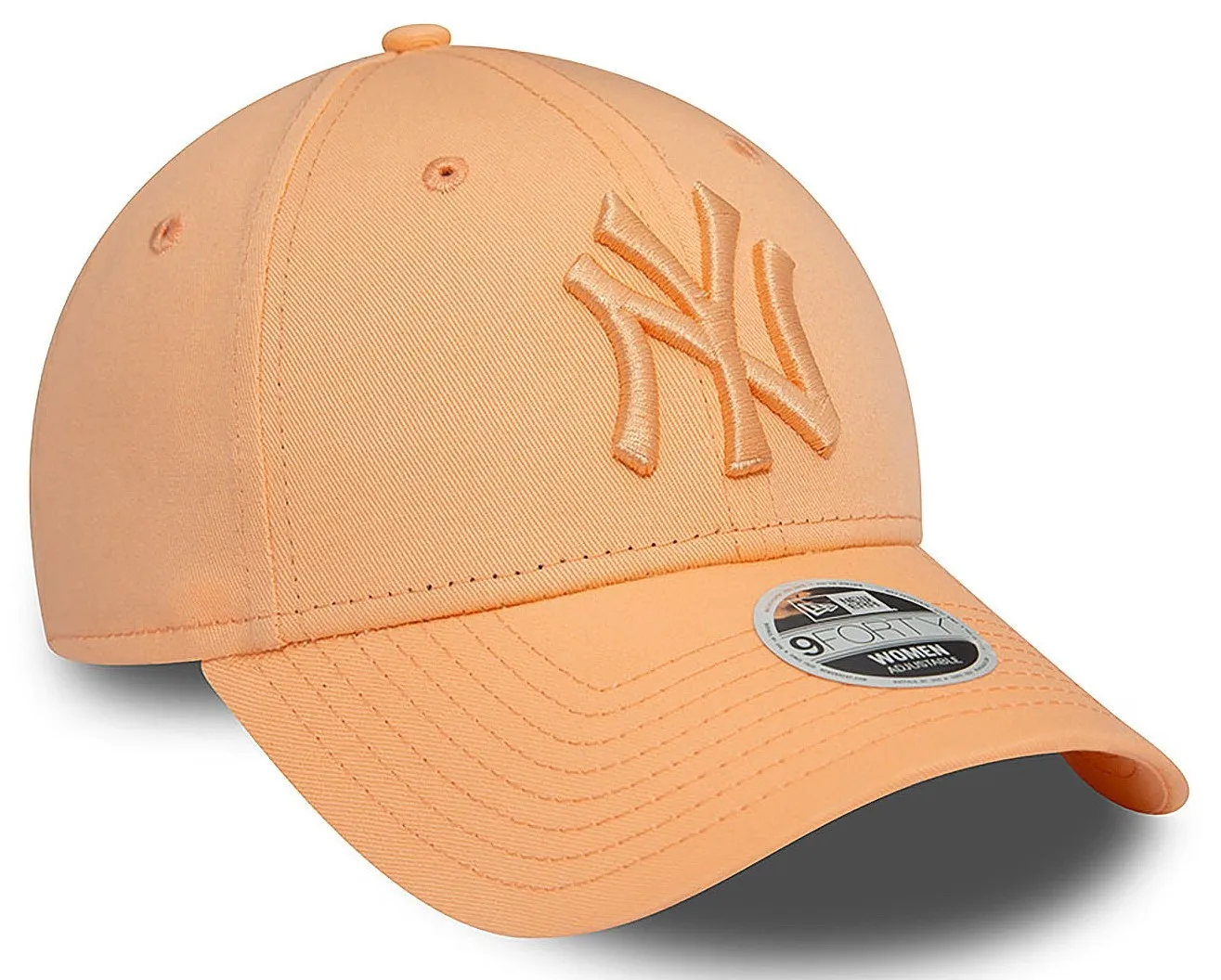 gorra con visera New Era 9FO League Essential MLB New York Yankees - Peach/Peach - women´s