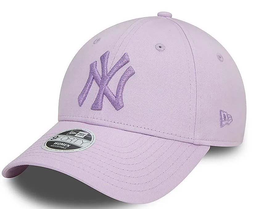 gorra con visera New Era 9FO Metallic Logo MLB New York Yankees - Pastel Lilac/Lilac - women´s