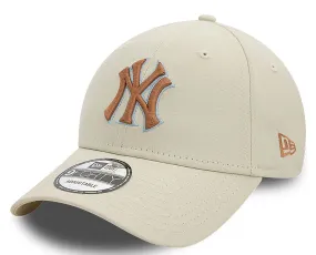 gorra con visera New Era 9FO Patch 9forty MLB New York Yankees - Off White - men´s