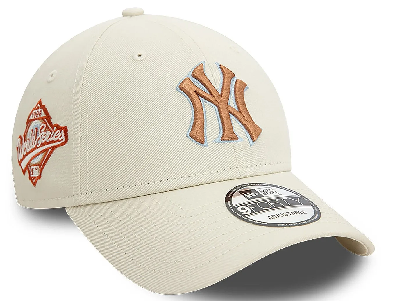 gorra con visera New Era 9FO Patch 9forty MLB New York Yankees - Off White - men´s