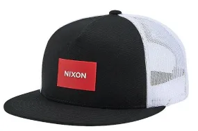 gorra con visera Nixon Team Trucker - Black/Red/White - men´s