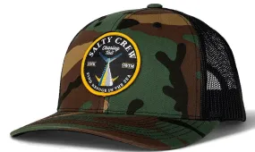 gorra con visera Salty Crew Bottom Dweller Retro Trucker - Camo - men´s