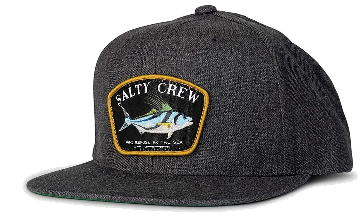 gorra con visera Salty Crew Rooster 6 Panel - Dark Heather Grey - men´s