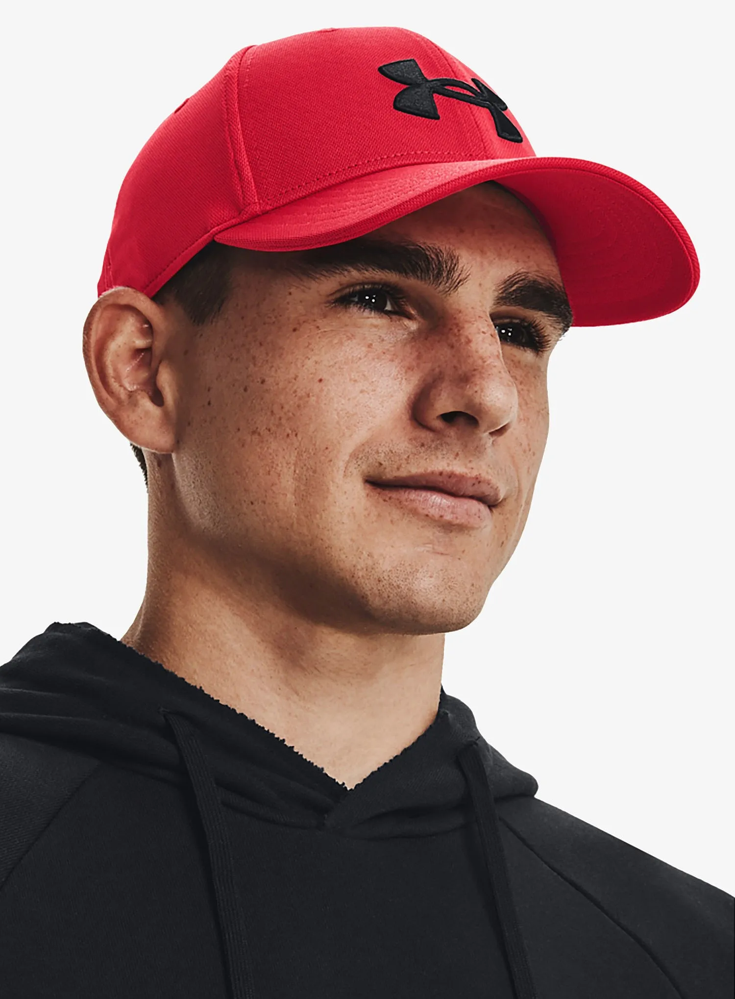 gorra con visera Under Armour Blitzing Adjustable - Red/Black - men´s