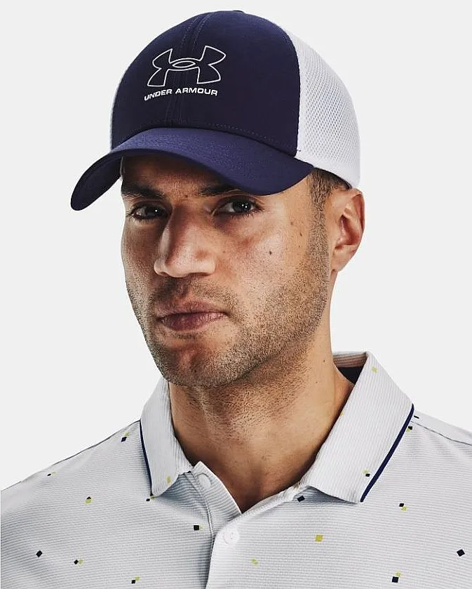 gorra con visera Under Armour Iso-Chill Driver Mesh - 410/Midnight Navy/White - men´s