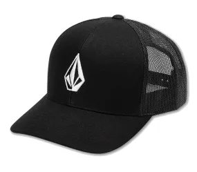 gorra con visera Volcom Full Stone Cheese Trucker - Black - men´s