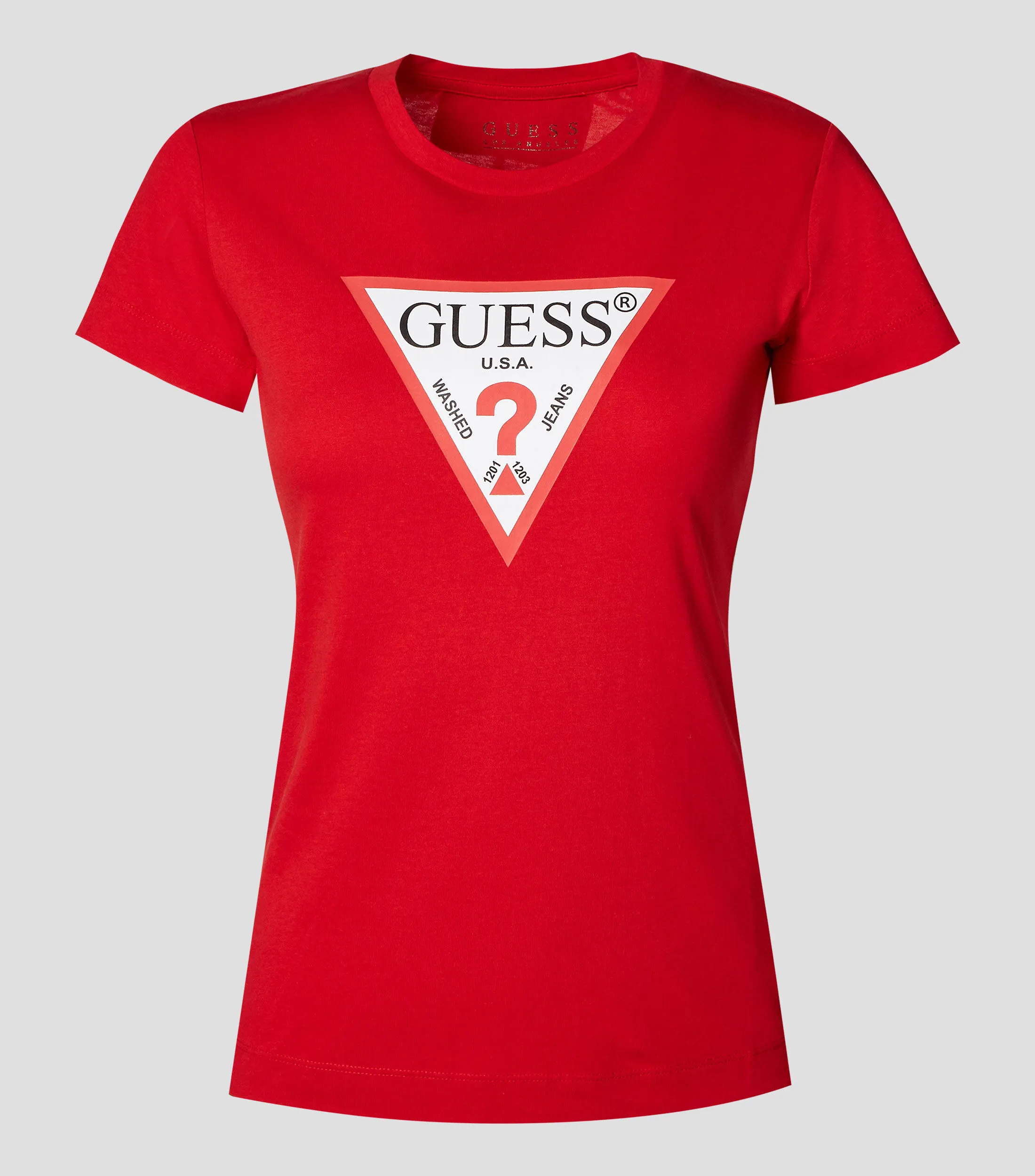 Guess Playera cuello redondo manga corta Icon Mujer