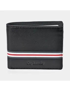 GUY LAROCHE Cartera horizontal con tarjetero para hombre en piel Rayas