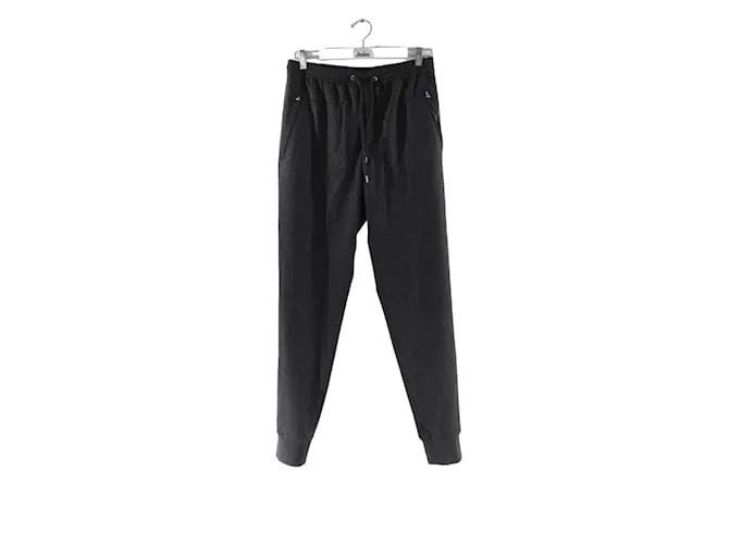 Hermès pantalones deportivos de lana Gris 