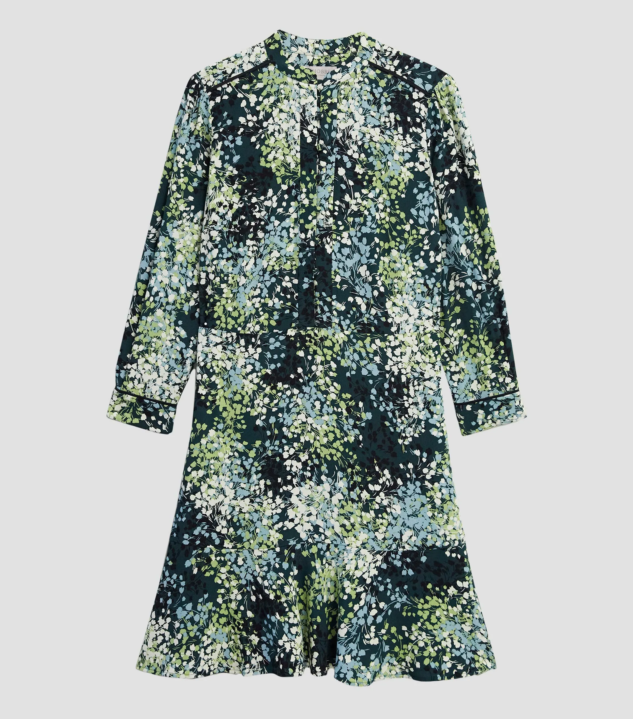 Hobbs Vestido mini manga larga con estampado Nelle Mujer