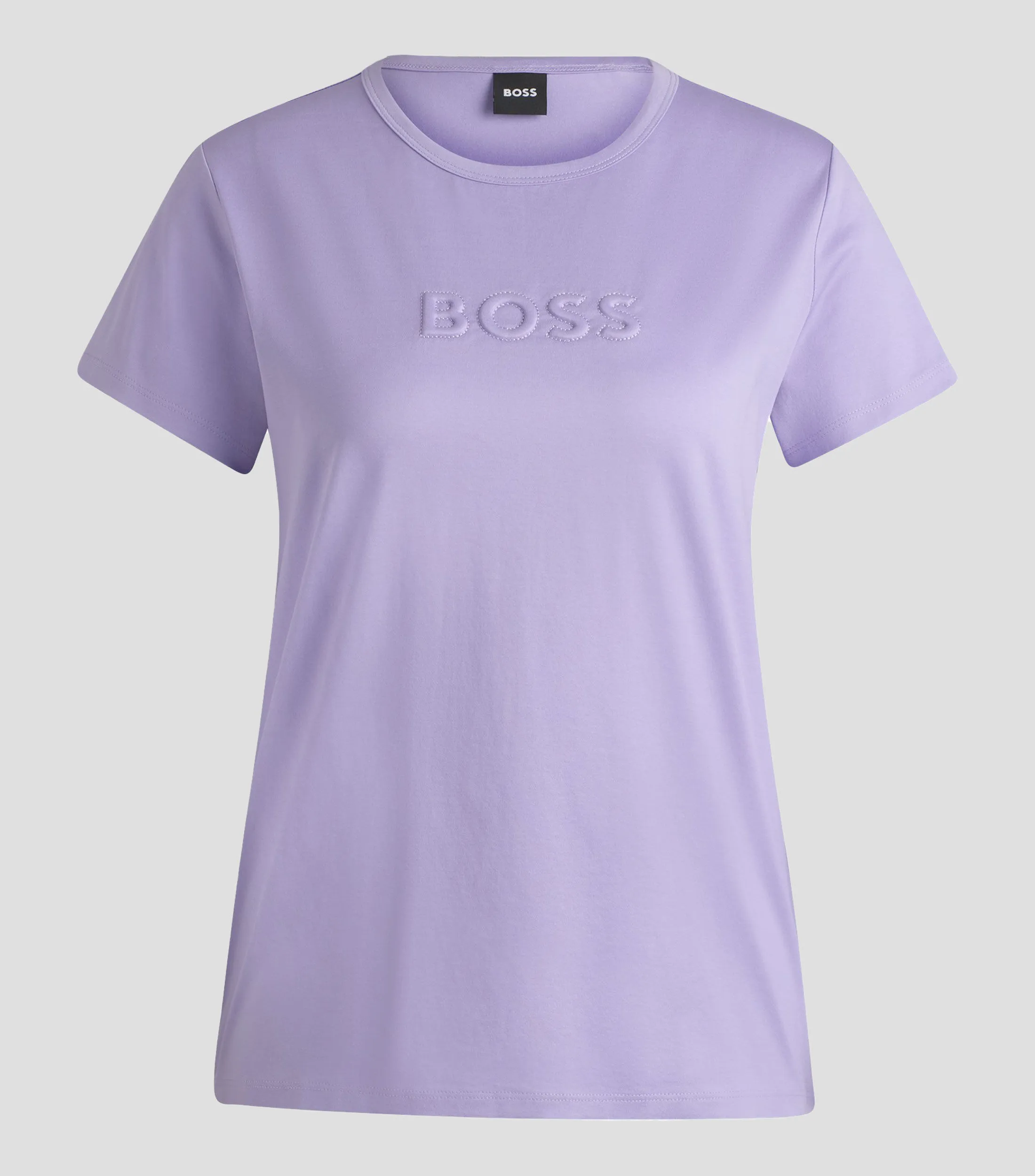 Hugo Boss Playera cuello redondo manga corta con logo Mujer