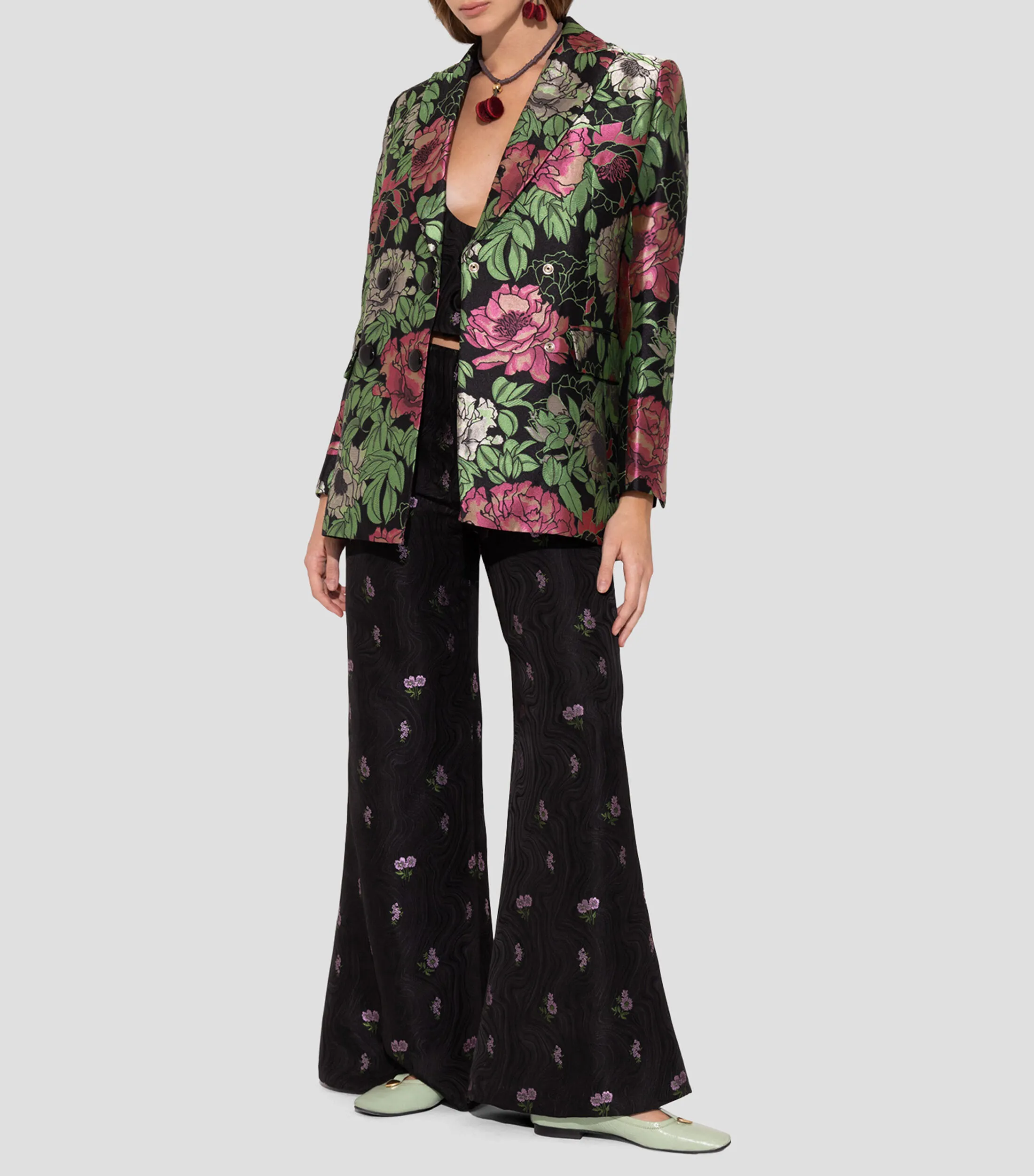 Jazmin Chebar Blazer estampado Mujer