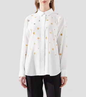 Karl Lagerfeld Camisa estampada manga larga Mujer