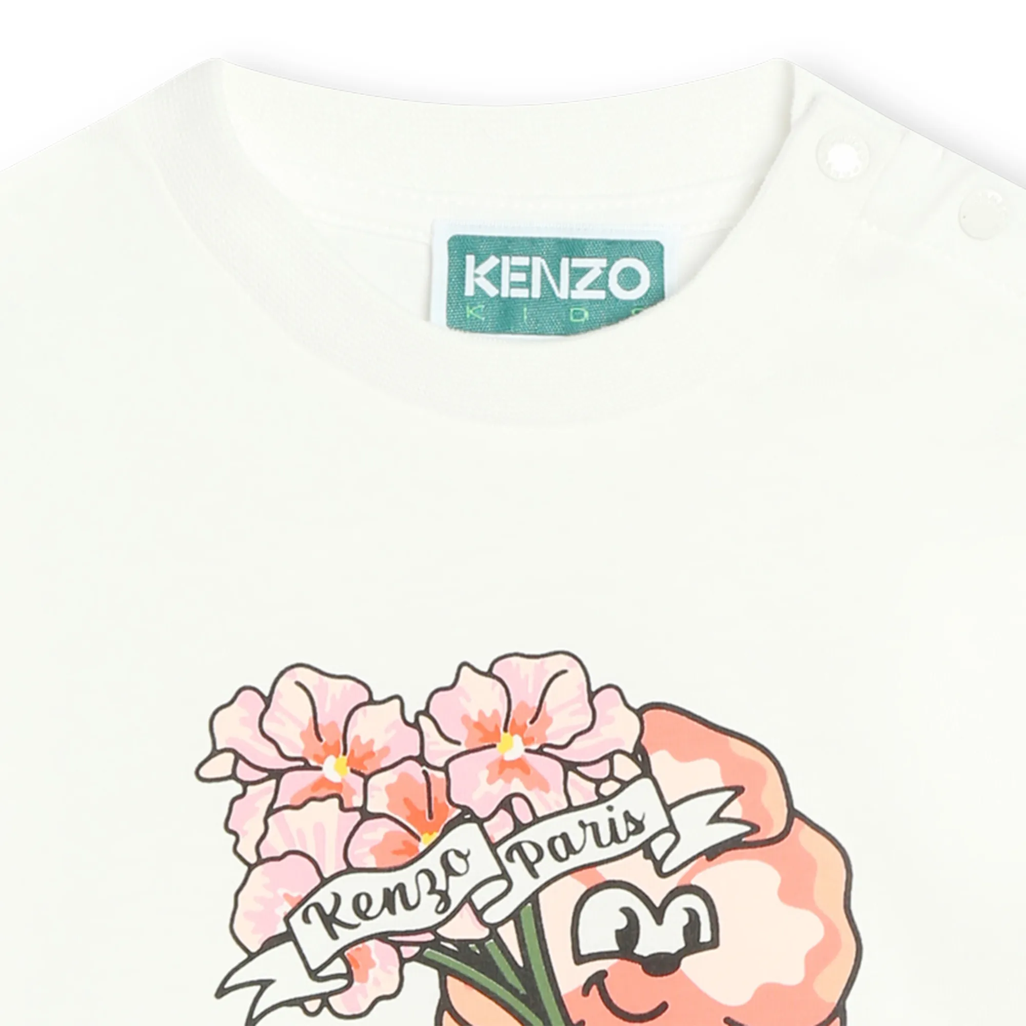 KENZO KIDS Camiseta estampada de algodón