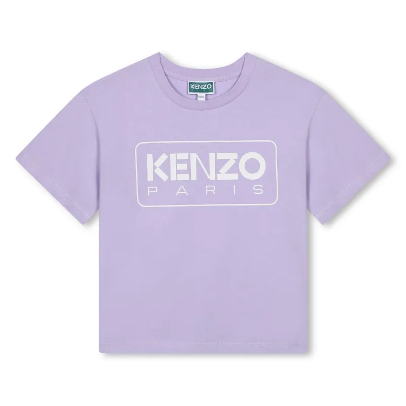 KENZO KIDS Camiseta manga corta y algodón