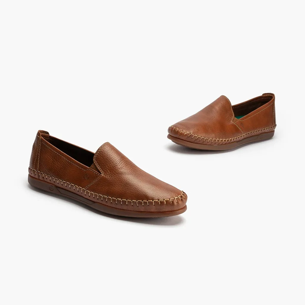 Kiowa slip on piel hombre marrón