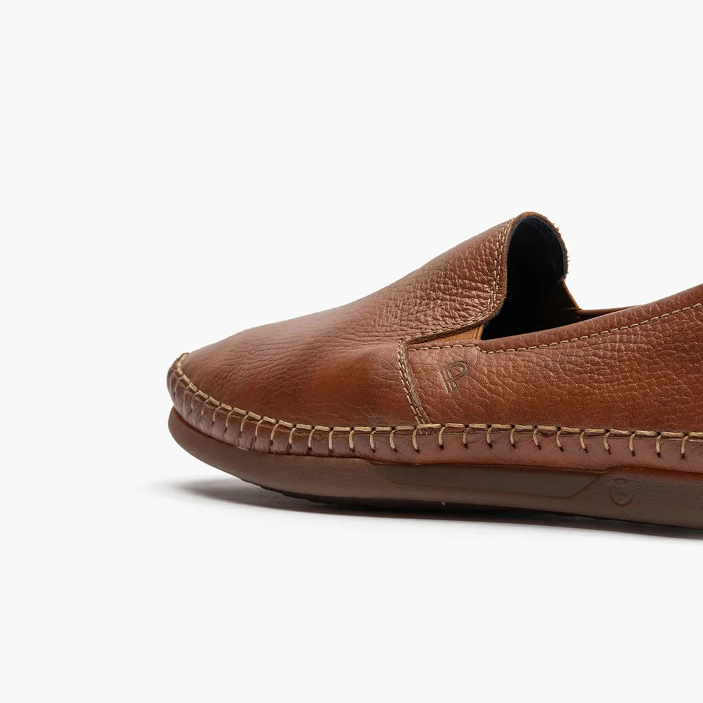 Kiowa slip on piel hombre marrón