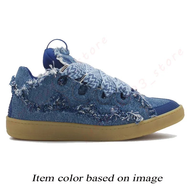 Lanvin Curb Designer lavina Zapatos Hombres Mujeres Casual Shoes women embossed lavin Curb Sneakers in Nappa Calfskin Leather Su