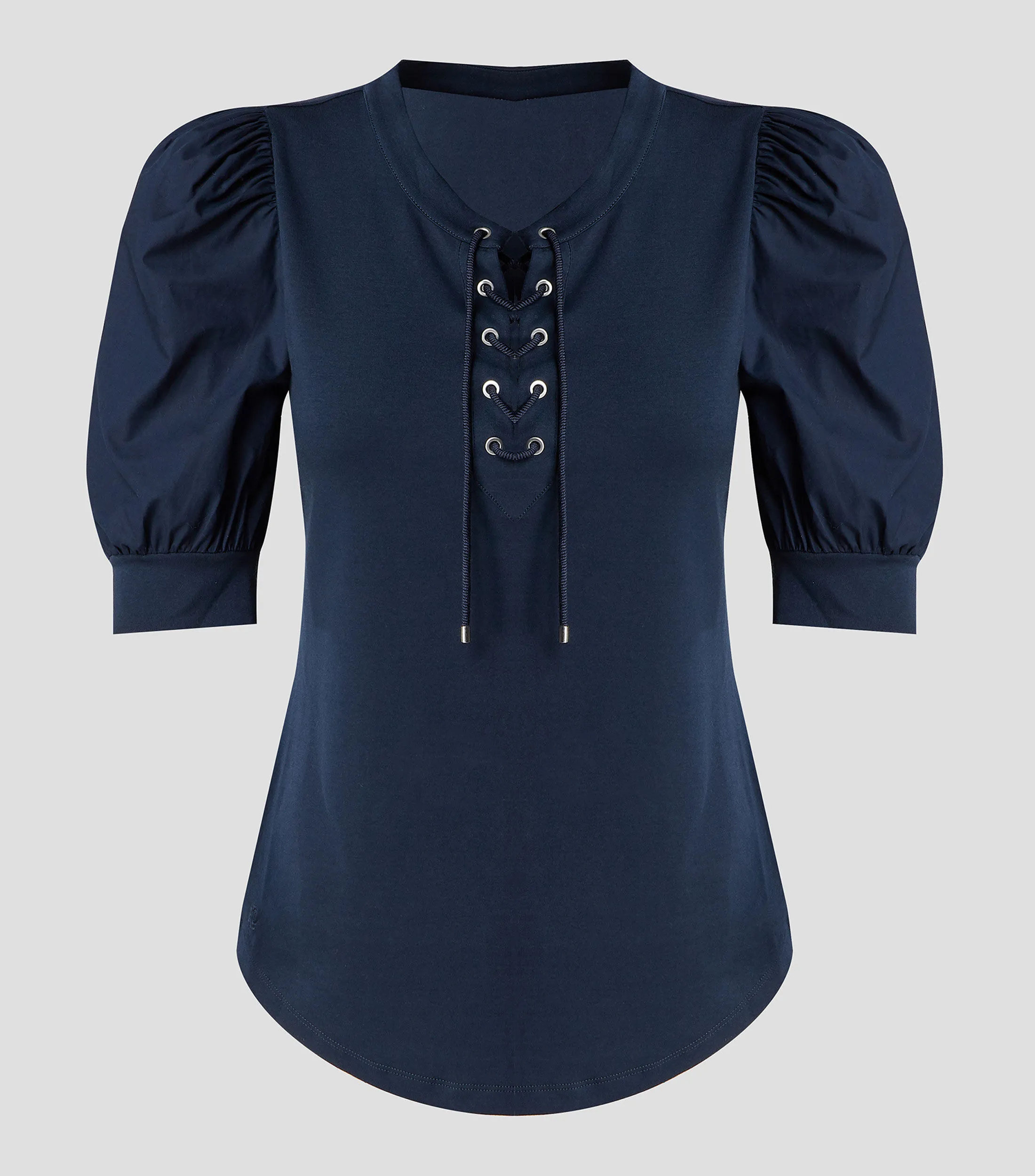 Lauren Ralph Lauren Top liso de manga corta Mujer