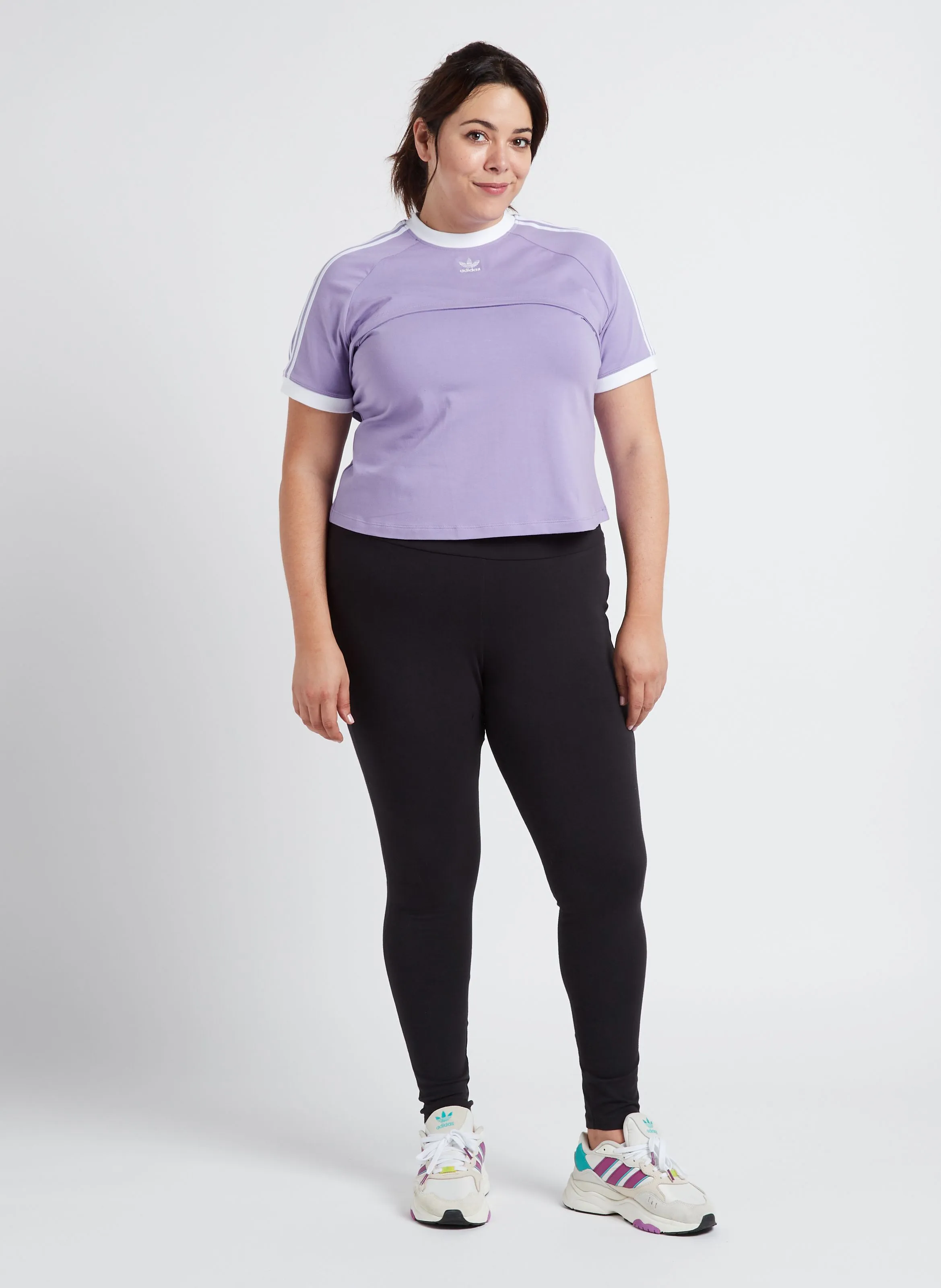 Legging deportivo de algodón en negro