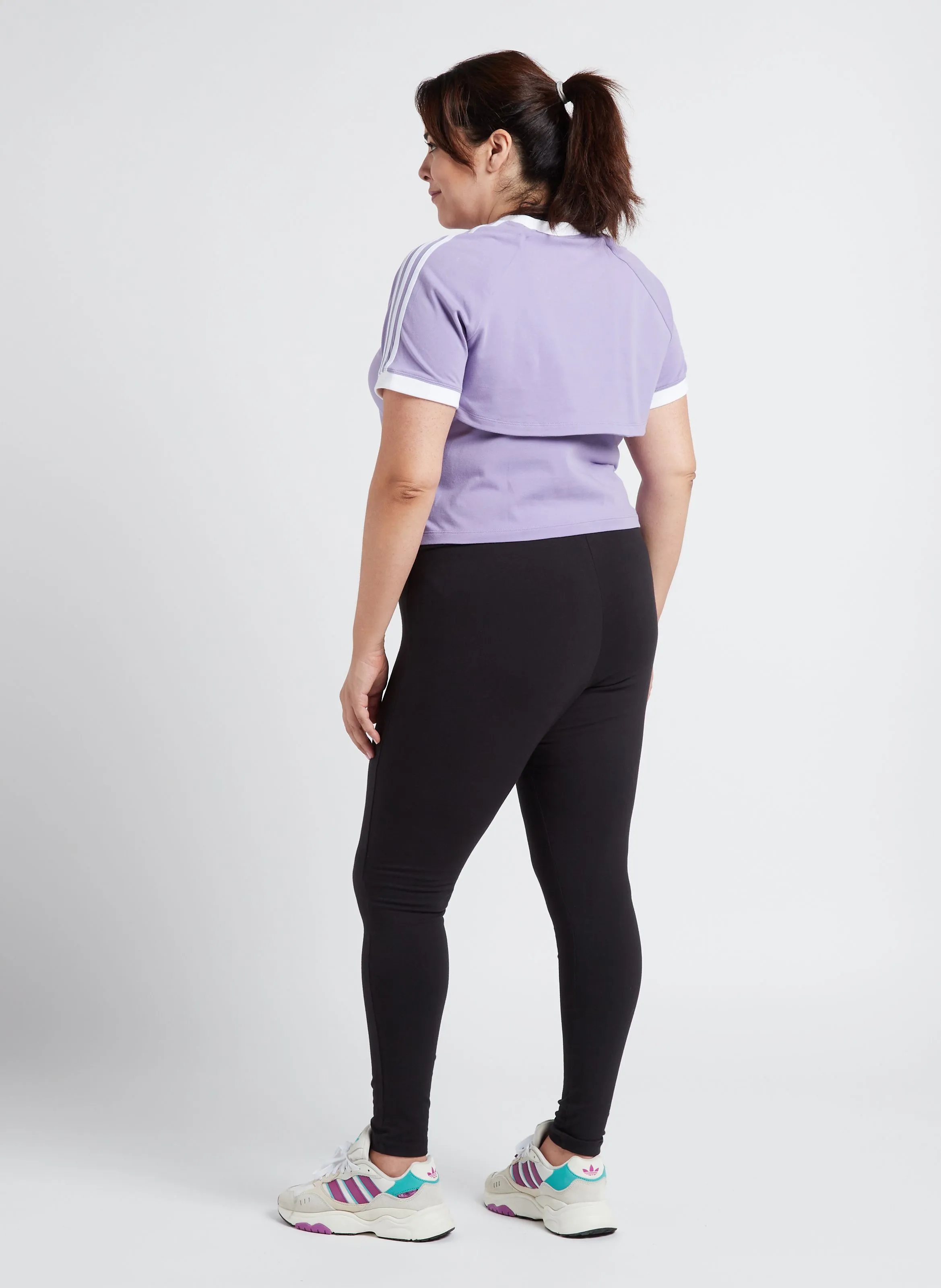 Legging deportivo de algodón en negro