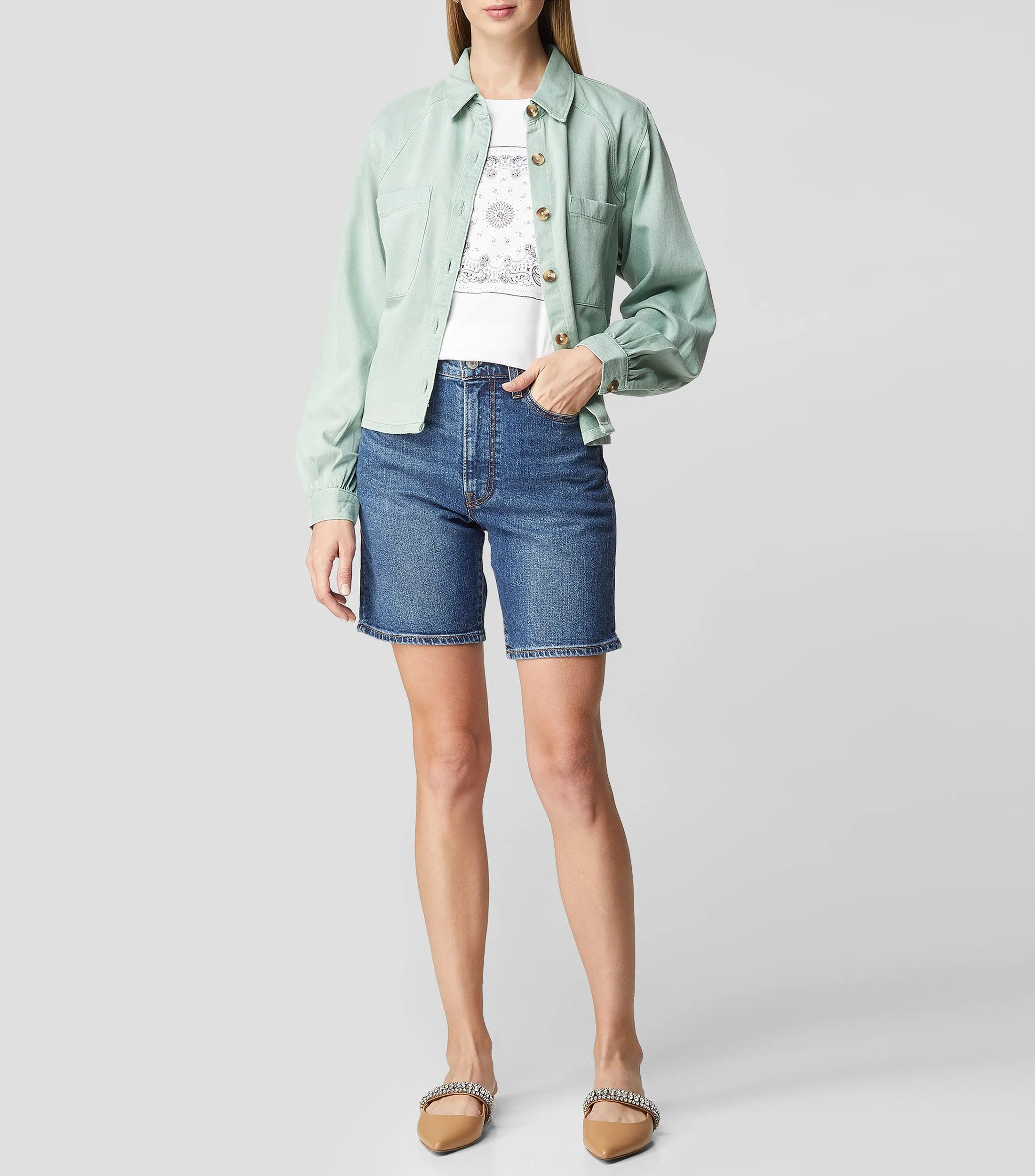 Levi's Camisa cuello camisero manga larga Mujer