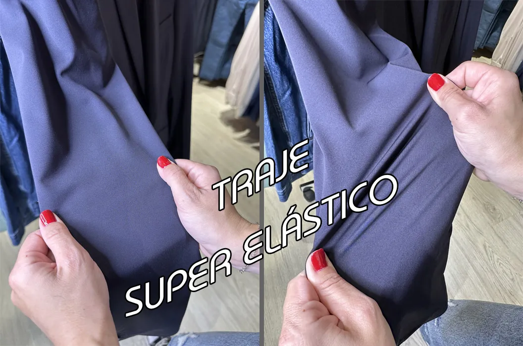 Lino Clemente – Traje azul cobalto super elástico 23208