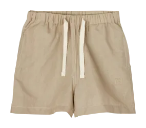 MADISON - Short de mezcla de lino y algodón en beige