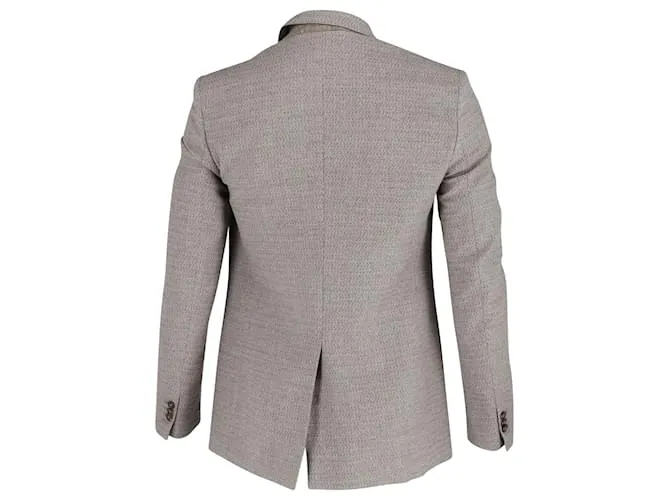 Maison Martin Margiela Chaqueta de botonadura sencilla de lana gris de Maison Margiela 