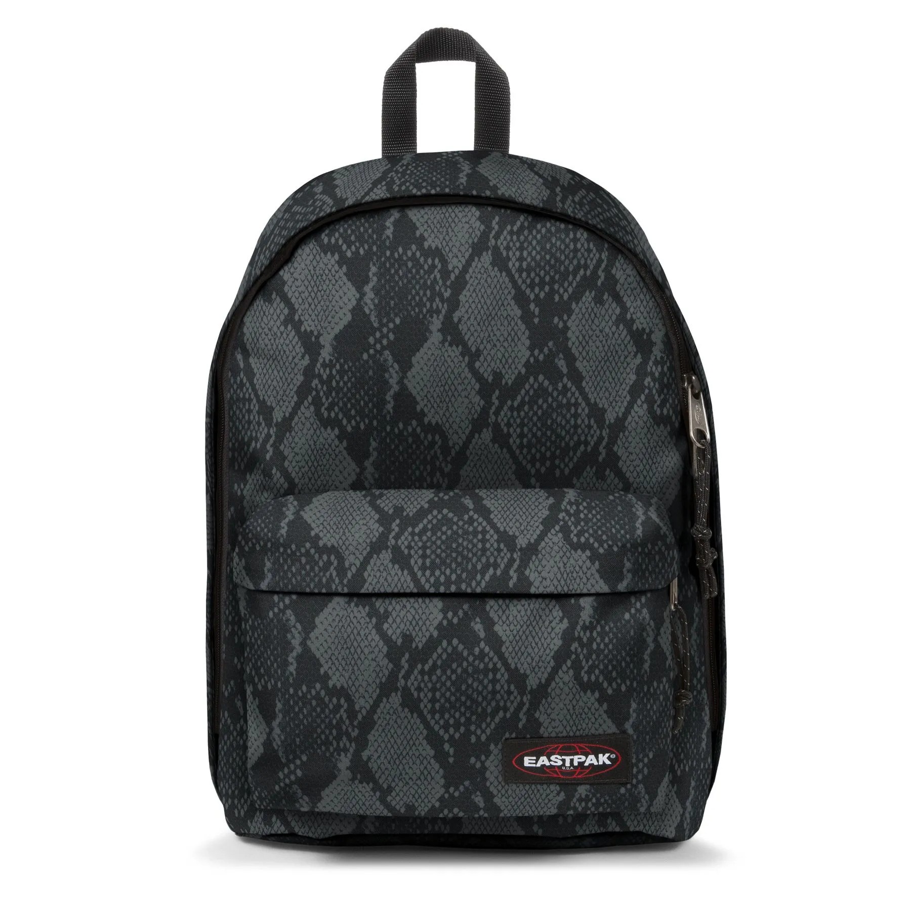 MOCHILA EASTPAK Out Of Office 27 litros con bolsillo ordenador EK767J23 Safari Snake estampado serpiente negro/gris