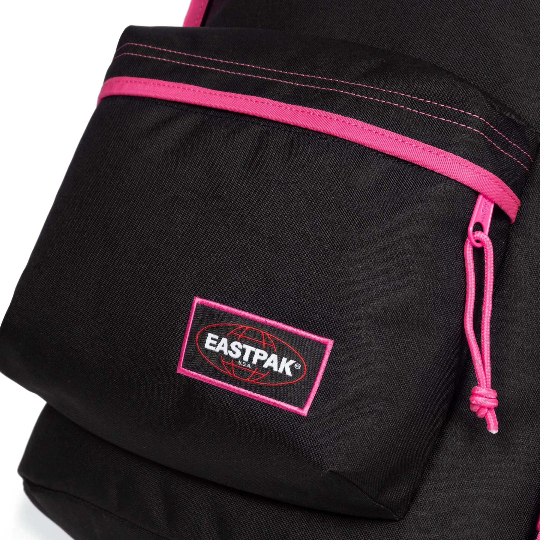 MOCHILA EASTPAK Out Of Office 27 litros con bolsillo ordenador EK767K32 Kontrast Escape con detalles rosa/fucsia