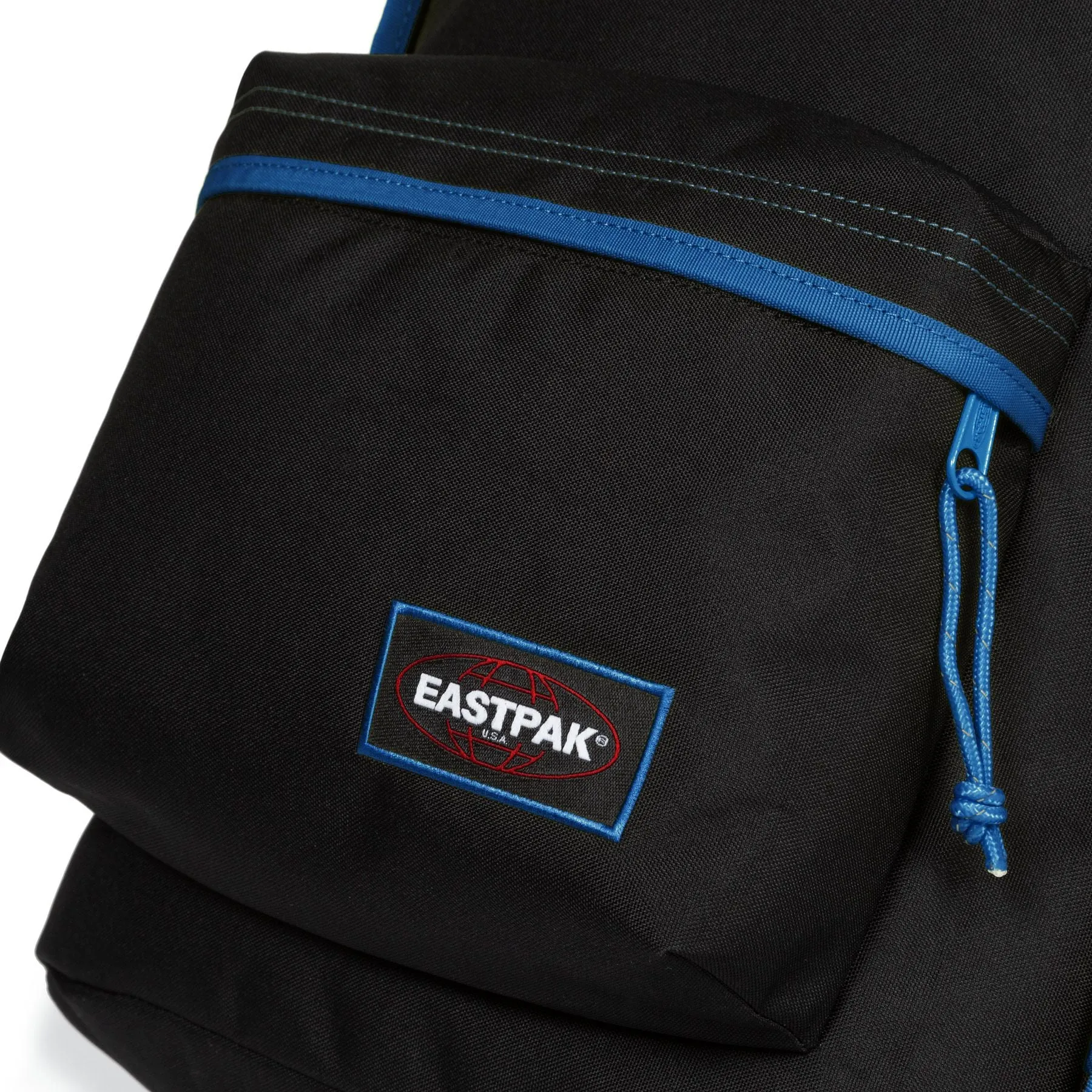 MOCHILA EASTPAK Out Of Office 27 litros con bolsillo ordenador EK767K34 Kontrast Mysty negra con detalles azules