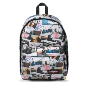 MOCHILA EASTPAK Out Of Office 27 litros con bolsillo ordenador EK767K35 Post Horizon collage inspiradas viajes