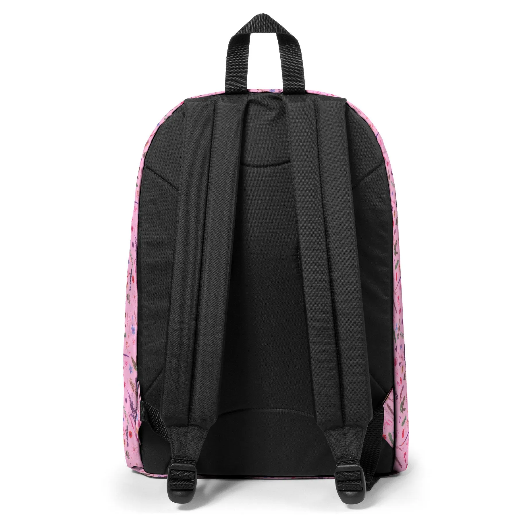 MOCHILA EASTPAK Out Of Office 27 litros con bolsillo ordenador EK767K44 Herbs pink rosa con flores multicolor