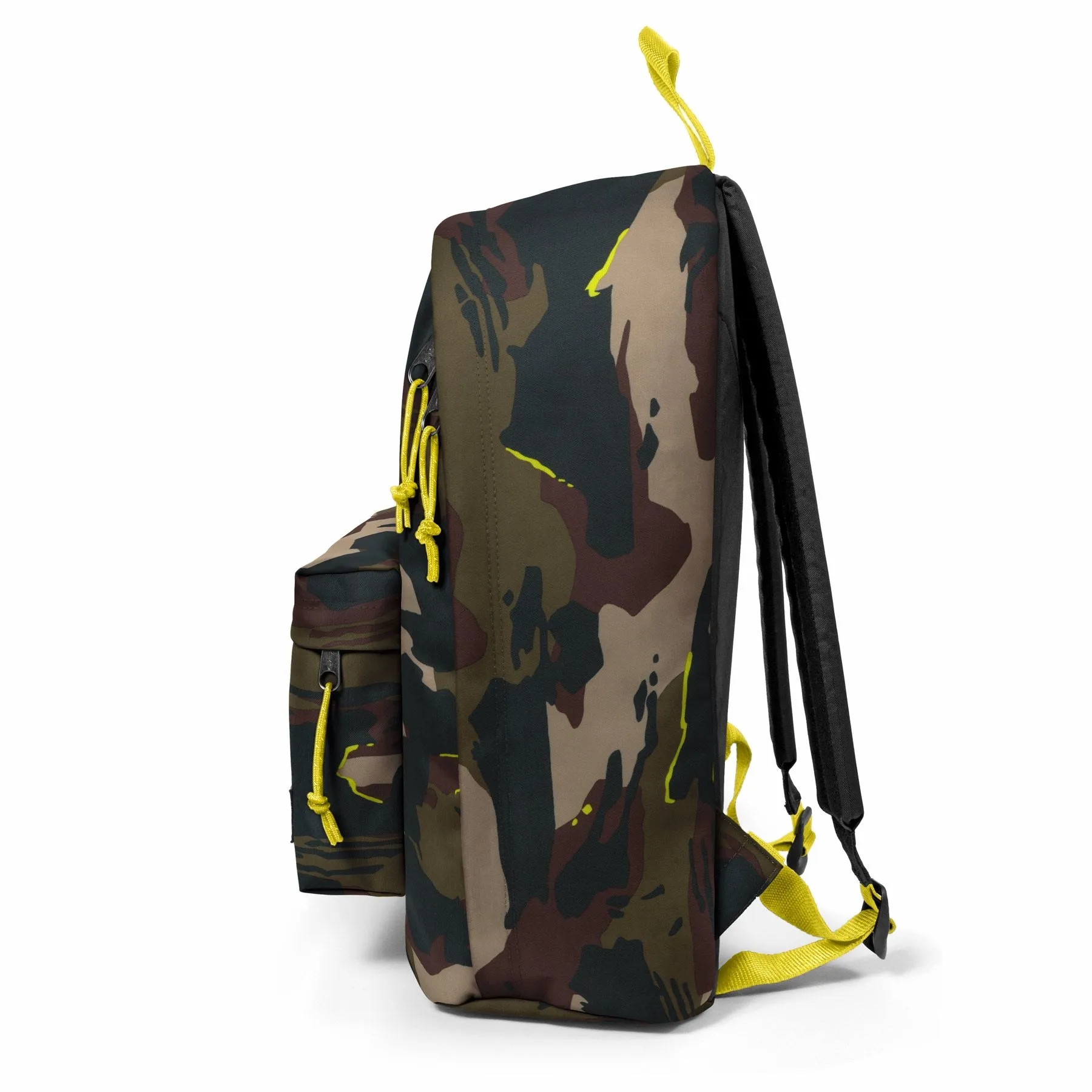 MOCHILA EASTPAK Out Of Office 27 litros con bolsillo ordenador EK767K85 Outline Yellow camuflaje amarilla