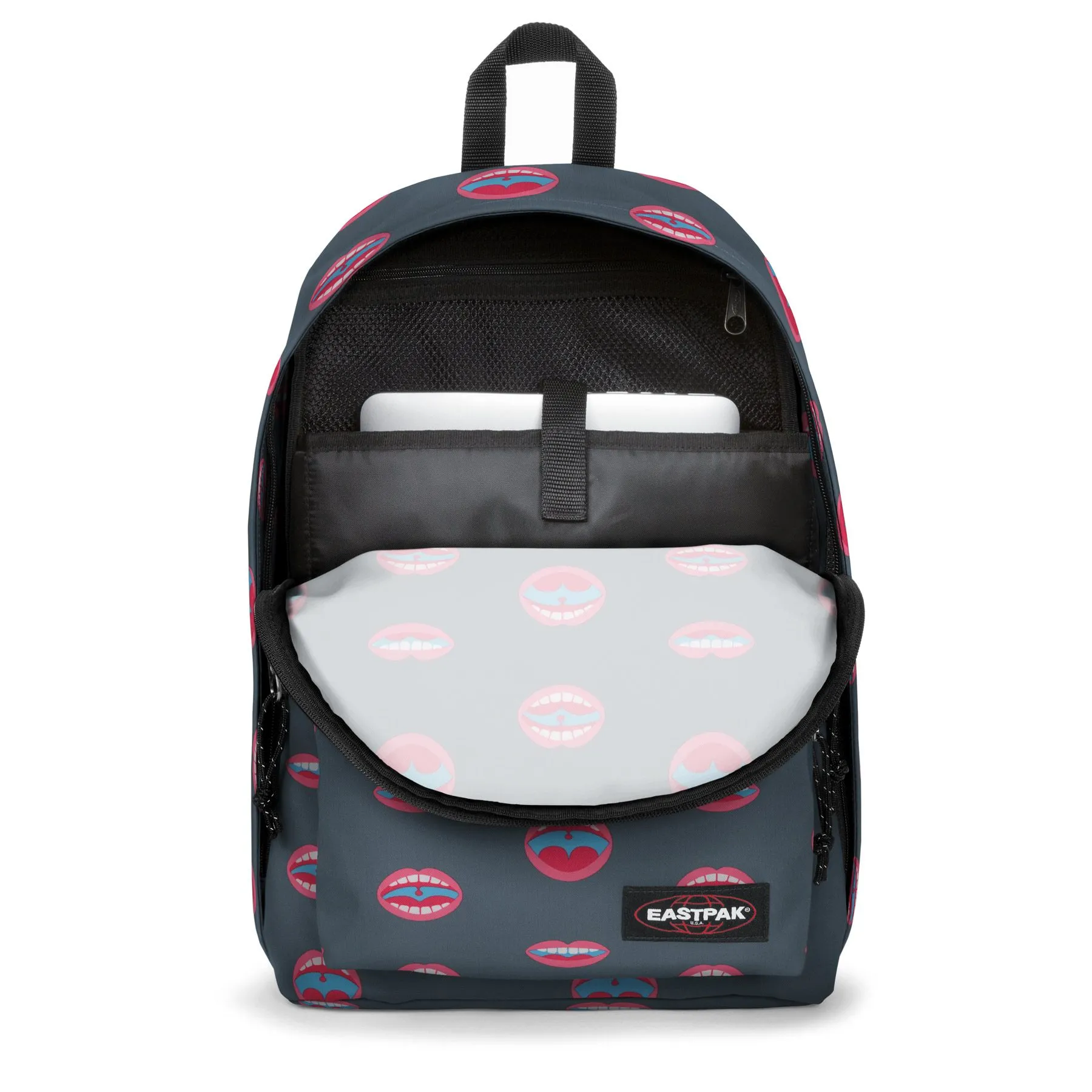 MOCHILA EASTPAK Out Of Office 27 litros con bolsillo ordenador EK767L22 Wall Art Mouth boca arte pop