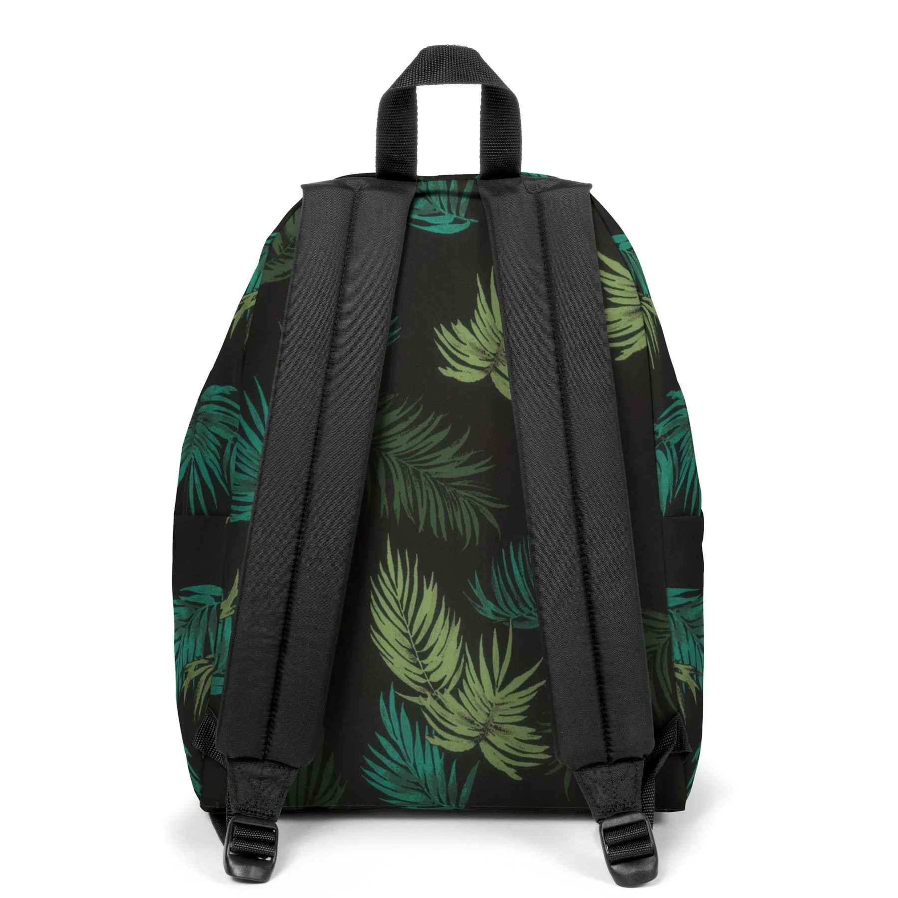 MOCHILA EASTPAK Padded Pak’r® 24 litros EK620 8A2 Brize palm core negra con hojas verdes