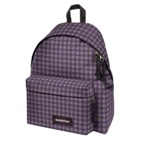 Mochila eastpak  Padded Pak’r® 24 litros EK62032M Checksange purple cuadros gris morado grandes