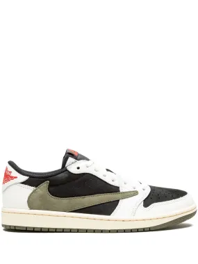 N372O Jordan tenis Air Jordan 1 Low OG Olive de Jordan x Travis Scott